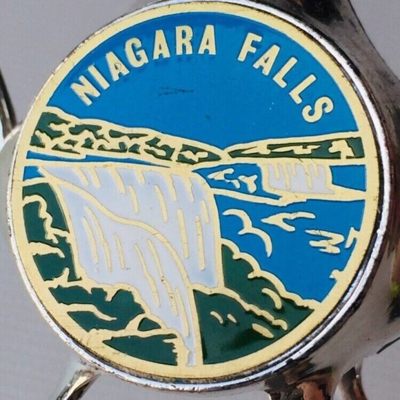 Niagara Falls Mini Teapot Kettle Shape Salt & Pepper Shaker Set Souvenir FLAW - Picture 12 of 12